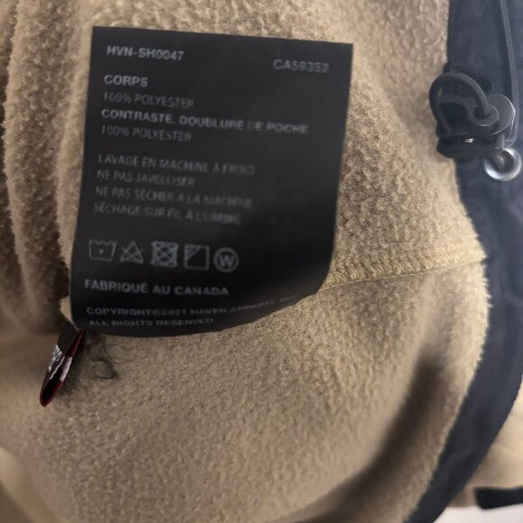 $395 Haven Green Full-Zip Polartec Fleece Guide Jacket - Large Made in Canada - Picture 9 of 12